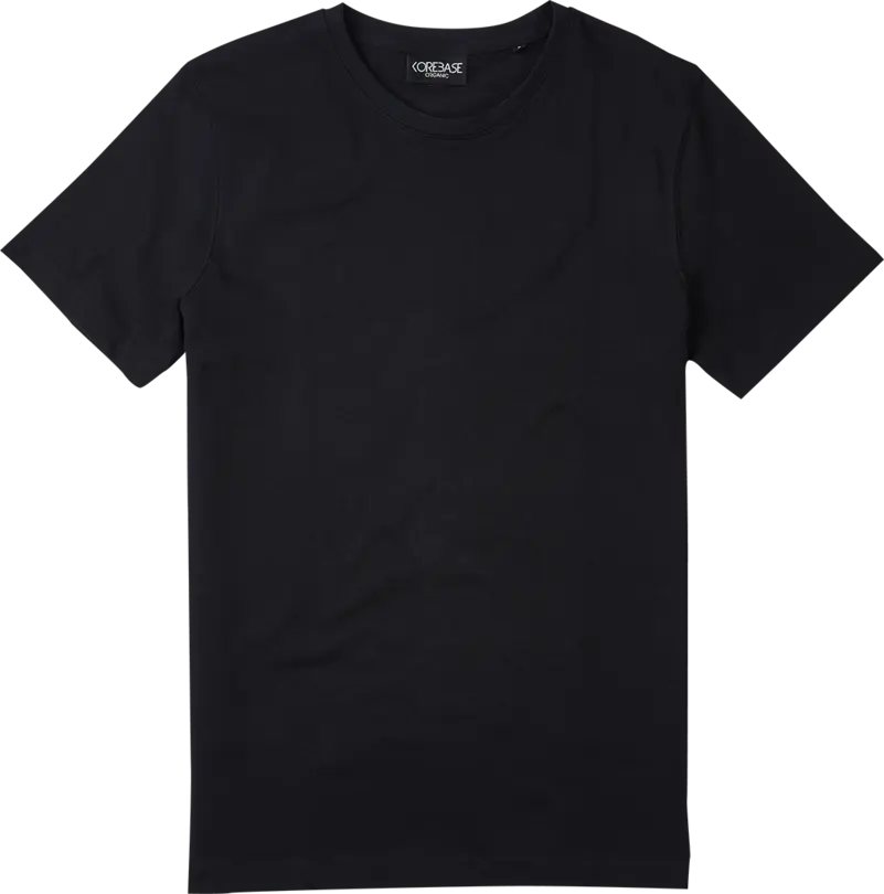 Premium T-Shirt aus 280 GSM Bio-Baumwolle in Schwarz