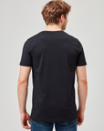 Doppelpack T-Shirt aus Bio-Baumwolle - Schwarz - COREBASE
