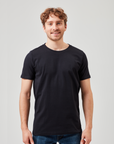 Doppelpack T-Shirt aus Bio-Baumwolle - Brilliant Weiß & Schwarz - COREBASE