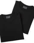 Doppelpack T-Shirt aus Bio-Baumwolle - Schwarz - COREBASE
